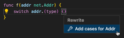Before “Add cases for Addr”
