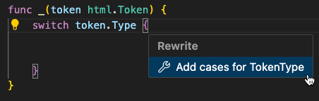 Before “Add cases for Addr”